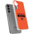 NFL Cincinnati Bengals Orange Performance Series Galaxy S24 Plus Clear Case